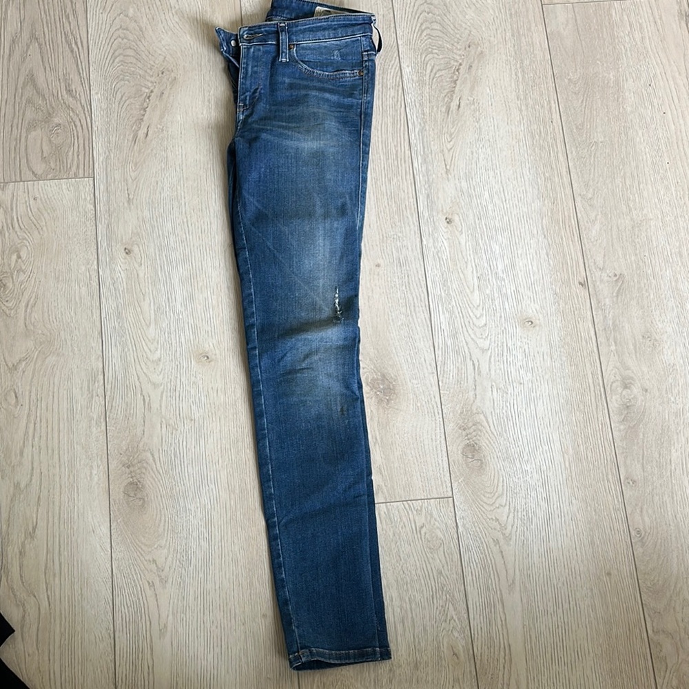 Diesel Blue Skinny Jeans with Authentic Fading